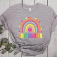 Kindergarten Rainbow Girls Boys Teacher Team Kinder Squad Women's Heather T-Shirt Athletic Heather Kindergarten Rainbow Girls Boys Teacher Team Kinder Squad Women's Heather T-Shirt Athletic Heather