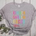 KINDERGARTEN ROCKS Teacher Crew Rock Star Kinder Team Women's Heather T-Shirt Athletic Heather KINDERGARTEN ROCKS Teacher Crew Rock Star Kinder Team Women's Heather T-Shirt Athletic Heather