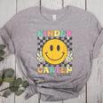 Kindergarten Squad Smile Face Teachers Kids Back To School Women's Heather T-Shirt Athletic Heather