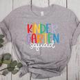 Kindergarten Squad Team Crew Teacher Back To School Women's Heather T-Shirt Athletic Heather Kindergarten Squad Team Crew Teacher Back To School Women's Heather T-Shirt Athletic Heather