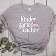 Kindergarten Teacher Dinosaur Back To School Women's Heather T-Shirt Athletic Heather