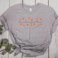 Kindergarten Teacher Pumpkin Autumn Leaves Kinder Team Fall Women's Heather T-Shirt Athletic Heather Kindergarten Teacher Pumpkin Autumn Leaves Kinder Team Fall Women's Heather T-Shirt Athletic Heather