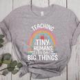 Kindergarten Teacher Tiny Humans Pre-School Teacher Women's Heather T-Shirt Athletic Heather Kindergarten Teacher Tiny Humans Pre-School Teacher Women's Heather T-Shirt Athletic Heather