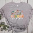Kindergarten Teacher Wildflower Back To School Floral Outfit Men Women Women's Heather T-Shirt Athletic Heather Kindergarten Teacher Wildflower Back To School Floral Outfit Men Women Women's Heather T-Shirt Athletic Heather