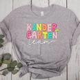Kindergarten Team Teacher Back To School Kindergarten Squad Women's Heather T-Shirt Athletic Heather