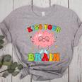 Kiss Your Brain Calm Mindset Teacher Kids Boys Girls Women Women's Heather T-Shirt Athletic Heather Kiss Your Brain Calm Mindset Teacher Kids Boys Girls Women Women's Heather T-Shirt Athletic Heather