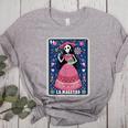 La Maestra Halloween Mexican Bingo Card Teacher Lottery Card Women's Heather T-Shirt Athletic Heather La Maestra Halloween Mexican Bingo Card Teacher Lottery Card Women's Heather T-Shirt Athletic Heather