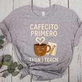 Latina Teacher Bilingual Educator Spanish Heritage Empower Women's Heather T-Shirt Athletic Heather