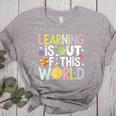 Learning Is Out Of This World Space Teacher Cute Groovy Women's Heather T-Shirt Athletic Heather Learning Is Out Of This World Space Teacher Cute Groovy Women's Heather T-Shirt Athletic Heather