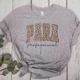 Leopard Paraprofessional Back To School Para Squad Teacher Women's Heather T-Shirt Athletic Heather Leopard Paraprofessional Back To School Para Squad Teacher Women's Heather T-Shirt Athletic Heather