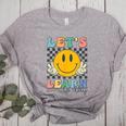 Let's Learn Today Smile Face Back To School For Teacher Kids Women's Heather T-Shirt Athletic Heather Let's Learn Today Smile Face Back To School For Teacher Kids Women's Heather T-Shirt Athletic Heather