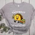 Let's Taco Bout Learning Back To School Teacher Kids Women's Heather T-Shirt Athletic Heather