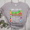 Can I Lick It Periodic Table Chart Science Teacher Cool Meme Women's Heather T-Shirt Athletic Heather