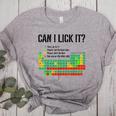 Can I Lick It Periodic Table Chart Science Teacher Women's Heather T-Shirt Athletic Heather