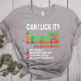 Can I Lick It Periodic Table Science Teacher Boy And Girls Women's Heather T-Shirt Athletic Heather