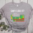 Can I Lick It Periodic Table Science Teacher Student Women's Heather T-Shirt Athletic Heather