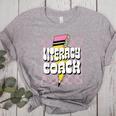 Literacy Coach Reading Specialist Facilitator Lead Teacher Women's Heather T-Shirt Athletic Heather Literacy Coach Reading Specialist Facilitator Lead Teacher Women's Heather T-Shirt Athletic Heather