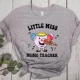 Little Miss Music Teacher Music Teacher Team Women's Heather T-Shirt Athletic Heather