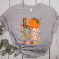 Love 2nd Grade Happy Fall Thanksgiving For 2nd Teacher For Men Women Girls Kids Women's Heather T-Shirt Athletic Heather