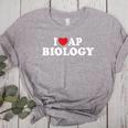 I Love AP Biology I Heart AP Biology Teachers Students For Men Women Kids Women's Heather T-Shirt Athletic Heather