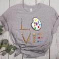 Love Art For Artist Art Teacher Women's Heather T-Shirt Athletic Heather Love Art For Artist Art Teacher Women's Heather T-Shirt Athletic Heather