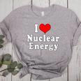 I Love Nuclear Energy School Teacher Women's Heather T-Shirt Athletic Heather I Love Nuclear Energy School Teacher Women's Heather T-Shirt Athletic Heather