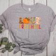 Love Preschool Happy Fall Thanksgiving Women Teacher Women's Heather T-Shirt Athletic Heather Love Preschool Happy Fall Thanksgiving Women Teacher Women's Heather T-Shirt Athletic Heather