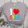 I Love STEM Student Teacher 1st Day Of School Back To School Women's Heather T-Shirt Athletic Heather I Love STEM Student Teacher 1st Day Of School Back To School Women's Heather T-Shirt Athletic Heather