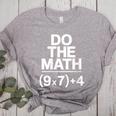 Do The Math Equation Thanksgiving Teacher 67 Six Seven 6 7 Women's Heather T-Shirt Athletic Heather