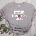 Math Inspires Me Spelled With Pi Day Teacher Women's Heather T-Shirt Athletic Heather Math Inspires Me Spelled With Pi Day Teacher Women's Heather T-Shirt Athletic Heather