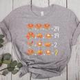 Math Number Thanksgiving Count Answer Pie Turkey Teacher Women's Heather T-Shirt Athletic Heather