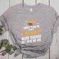 Math Teacher For Algebra Lovers Mathematics Women's Heather T-Shirt Athletic Heather