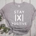 Math Teacher Appreciation Stay Positive Absolute Value Women's Heather T-Shirt Athletic Heather Math Teacher Appreciation Stay Positive Absolute Value Women's Heather T-Shirt Athletic Heather