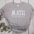 Math Teacher Halloween It's Nothing To Be Scared Of Women's Heather T-Shirt Athletic Heather Math Teacher Halloween It's Nothing To Be Scared Of Women's Heather T-Shirt Athletic Heather
