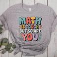 Math Is Tough But So Are You Motivational School Teacher Women's Heather T-Shirt Athletic Heather Math Is Tough But So Are You Motivational School Teacher Women's Heather T-Shirt Athletic Heather