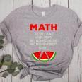 Math Watermelon Calculation Joke Teacher Student Women's Heather T-Shirt Athletic Heather Math Watermelon Calculation Joke Teacher Student Women's Heather T-Shirt Athletic Heather