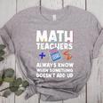 Mathematics Teachers Math Teacher For Men Women Women's Heather T-Shirt Athletic Heather Mathematics Teachers Math Teacher For Men Women Women's Heather T-Shirt Athletic Heather