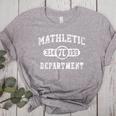 Mathletic Department 314159 Pi Day Math Teacher Vintage Women's Heather T-Shirt Athletic Heather Mathletic Department 314159 Pi Day Math Teacher Vintage Women's Heather T-Shirt Athletic Heather