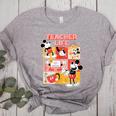 Mickey Mouse Teacher Life Women's Heather T-Shirt Athletic Heather Mickey Mouse Teacher Life Women's Heather T-Shirt Athletic Heather