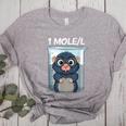 Mole Chemistry Chemist Student Science Teacher Women's Heather T-Shirt Athletic Heather