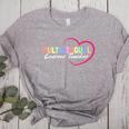 Multilingual Learner Teacher Heart Women's Heather T-Shirt Athletic Heather Multilingual Learner Teacher Heart Women's Heather T-Shirt Athletic Heather
