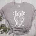 Music Note Owl Shirt Musicians Teacher Birthday Bird Women's Heather T-Shirt Athletic Heather