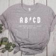 Music Teacher AB CD For Those About To Learn Rock Women's Heather T-Shirt Athletic Heather Music Teacher AB CD For Those About To Learn Rock Women's Heather T-Shirt Athletic Heather