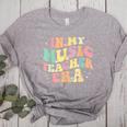 In My Music Teacher Era Retro Back To School Musician Band Men Women Women's Heather T-Shirt Athletic Heather In My Music Teacher Era Retro Back To School Musician Band Men Women Women's Heather T-Shirt Athletic Heather
