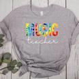 Music Teacher Tie Dye Appreciation Day Hello Back To School Men Women Women's Heather T-Shirt Athletic Heather Music Teacher Tie Dye Appreciation Day Hello Back To School Men Women Women's Heather T-Shirt Athletic Heather