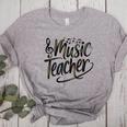 Music Teacher For Women Elementary First Day Of School Women's Heather T-Shirt Athletic Heather