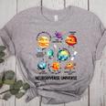 Neurodiverse Universe Space Planet Special Education Teacher Women's Heather T-Shirt Athletic Heather