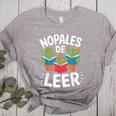 Nopales De Leer Bilingual Teacher Maestra Spanish Teacher Women's Heather T-Shirt Athletic Heather Nopales De Leer Bilingual Teacher Maestra Spanish Teacher Women's Heather T-Shirt Athletic Heather