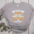 Not Superhero But Middle School Teacher For Men Women Women's Heather T-Shirt Athletic Heather Not Superhero But Middle School Teacher For Men Women Women's Heather T-Shirt Athletic Heather