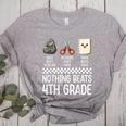 Nothing Beats 4th Grade Back To School Kids Teachers Women's Heather T-Shirt Athletic Heather